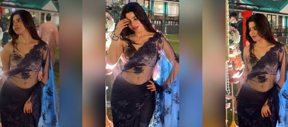 Divya Bharathi Drops Jaw-Dropping Sheer Saree Look – Curves & Confidence on Full Display